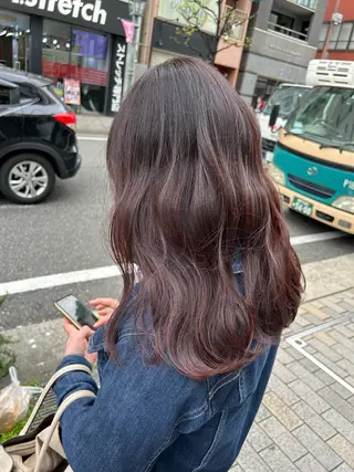 ミディアム カラー 瀬川 夏緒のヘアスタイル