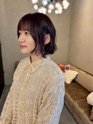 ミディアム rino/カット/ ショート／名古屋のヘアスタイル