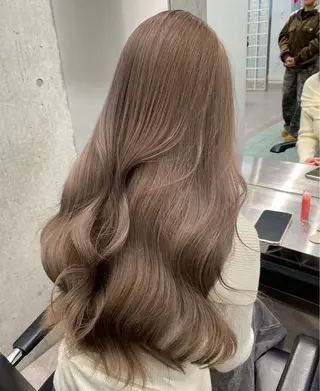 ロング カラー ヘアアレンジ ブリーチカラー💫 Miku🫶🏻のヘアスタイル