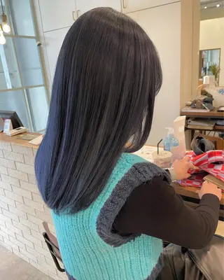 ロング カラー 【完全個室】髪質改善 暖色カラー/山崎唯奈のヘアスタイル