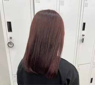 ミディアム たしろ ともきのヘアスタイル