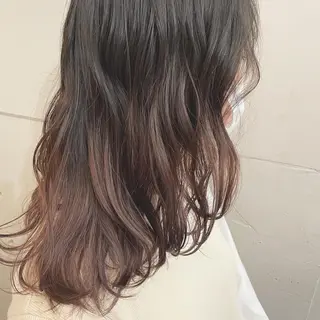 セミロング カラー ヘアアレンジ ハイトーンピンク🍑 ブリーチ🍑RINAのヘアスタイル