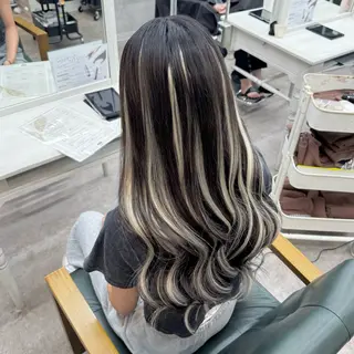 ロング JUNSHIN🦋 ヘアセット／カラーのヘアスタイル