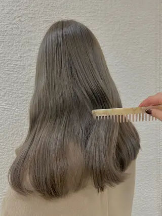 ロング カラー ヘアアレンジ/ベー ジュchiakiのヘアスタイル