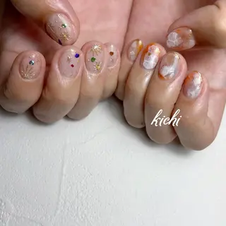 ネイル kichi･: *のネイルデザイン