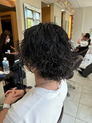 パーマ メンズ ⭐️メンズパーマ /カラー宮野翔のヘアスタイル