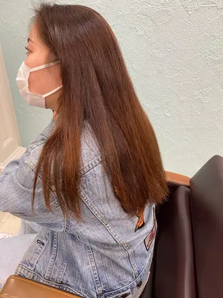 ロング カラー 菜 摘のヘアスタイル