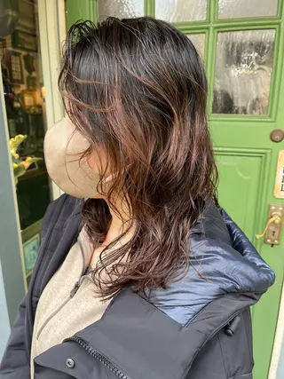 ミディアム パーマ トレンドパーマ☝️ 🌱ショート/緒方椋のヘアスタイル