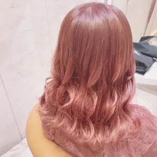 ミディアム 韓国風ヘア✻透明感 カラー✻yukaのヘアスタイル