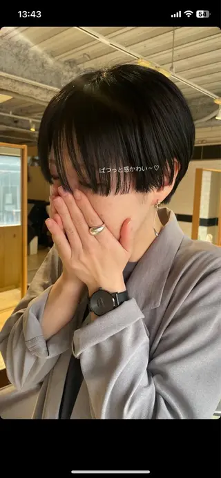 ショート カラー レイヤー／髪質改善／ 銀座／CHIEのヘアスタイル