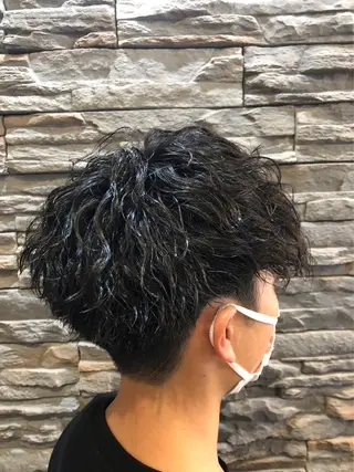 ショート パーマ 佐藤 匠のヘアスタイル