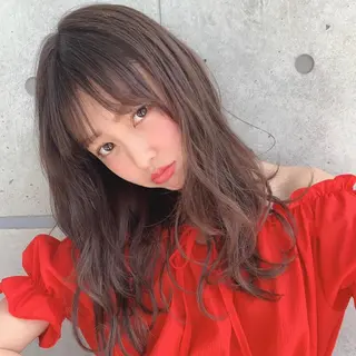 ミディアム カラー パーマ ヘアアレンジ 🎀愛されモテヘア♡ 梅澤夏基🎀のヘアスタイル