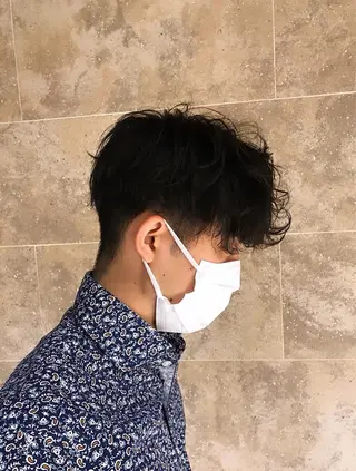 メンズ ニュアンスパーマ/ フェザーパーマ/平木のヘアスタイル