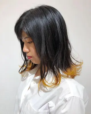 ショート カラー ヘアアレンジ 【池袋/スパイキー ショート】ⓝⓘⓜⓤのヘアスタイル