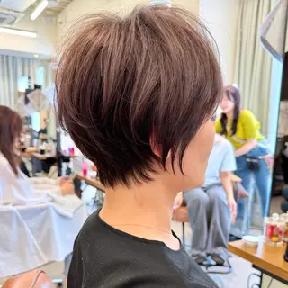 ショート 銀座/ショート/ ショートボブ広瀬のヘアスタイル