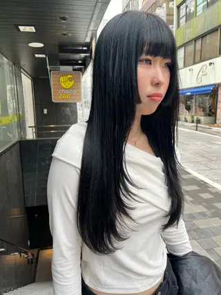 ロング 髪質改善/レイヤー× 縮毛矯正🤍maiのヘアスタイル