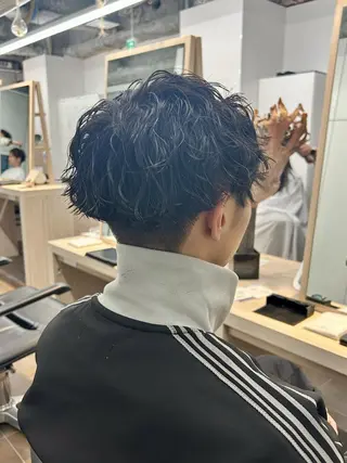 ショート メンズ パーマ メンズパーマ/ メンズカット/タクヤのヘアスタイル