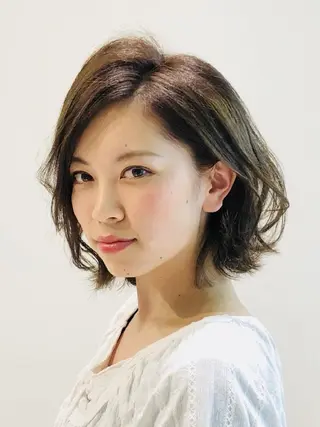 ショート YASUHIRO グレージュ/メンズのヘアスタイル