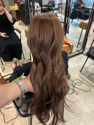 ロング カラー 赤みゼロ/透明感 カラー🌿KANTAのヘアスタイル