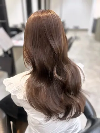 ロング カラー 透明感カラー୨୧ 松山理桜🩰˖ ࣪⊹のヘアスタイル