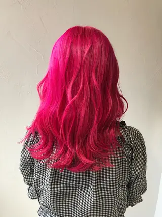 セミロング カラー ベイリコルド　アトリ 店長　宮城一真のヘアスタイル