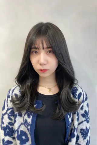 ロング ❤︎︎韓国ヘア❤︎︎ 𝑺𝒉𝒊𝒉𝒐のヘアスタイル