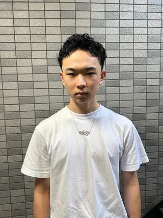 ショート パーマ メンズ 💈メンズ短髪特化 ✂︎伊藤大輝💈のヘアスタイル