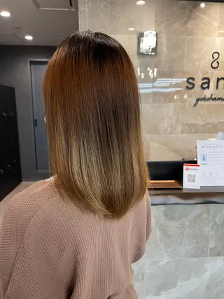ミディアム 似合わせカットNo 1/横浜美容師のヘアスタイル