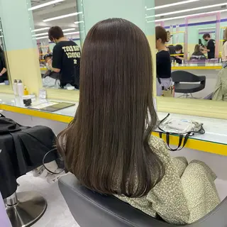 セミロング カラー ヘアアレンジ mai🍑暖色カラー /レイヤー💖のヘアスタイル