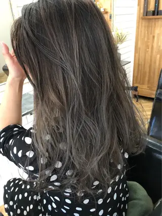 ロング カラー 橋本 敬介のヘアスタイル