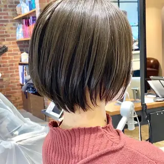 ショート 新宿　ショート・ボブ カットモデル募集のヘアスタイル
