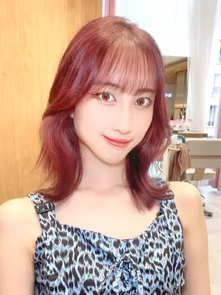 ロング カラー 顔周り特化/韓国ヘア /レイヤー/吉野幸大のヘアスタイル