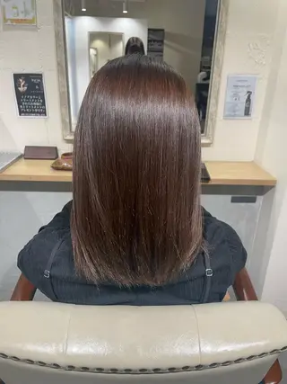 ミディアム カラー 瀬川 夏緒のヘアスタイル