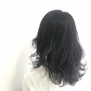 ミディアム カラー Rayt hair レイトヘアーのヘアスタイル