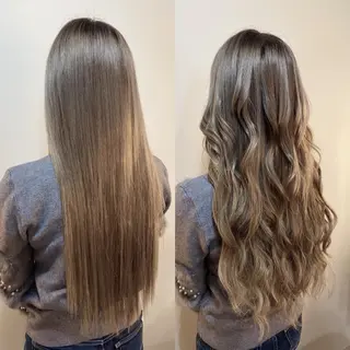 ロング カラー ヘアアレンジ Hair Make Salon ZEROのヘアスタイル