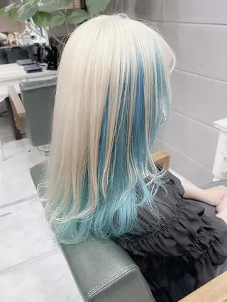 ロング カラー ヘアアレンジ Days 透明感カラーのヘアスタイル