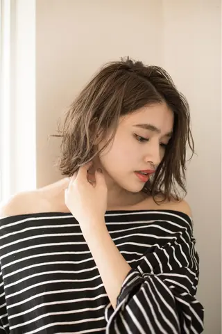 ミディアム カラー パーマ 🤍美髪改善職人🤍 高橋　臣介 店長のヘアスタイル