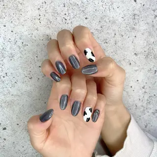 セミロング カラー パーマ ヘアアレンジ メンズ キッズ ネイル マツエク・マツパ Salon Ｋのネイルデザイン