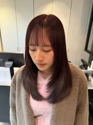 ロング カラー レイヤー／ボブ/艶髪 🎀ENA🎀のヘアスタイル