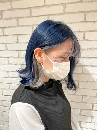 セミロング 髪質改善韓国風 レイヤーカット内田のヘアスタイル