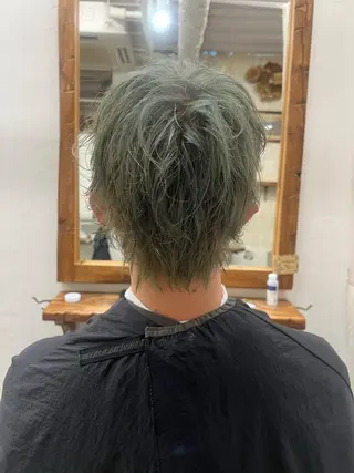 カラー joh/メンズ/ ブリーチ/矢場町のヘアスタイル