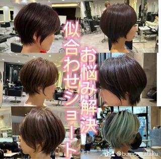 ショート 大人ショート特化/ カットモデル/表参道のヘアスタイル