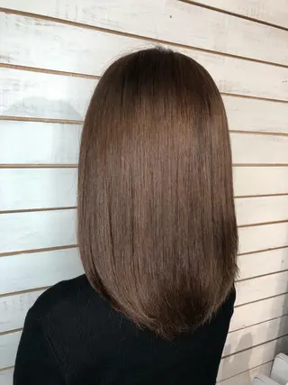 ミディアム カラー 🧡艶髪ちゅるん髪 🫧🧡YUKI❄️のヘアスタイル