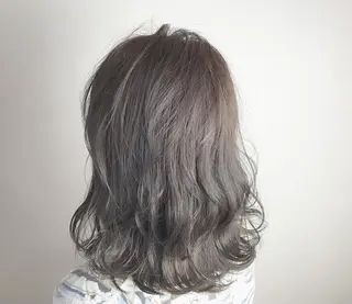 ミディアム MORISAKI ✂︎縮毛矯正のヘアスタイル
