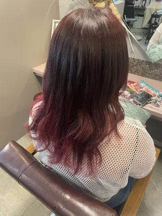 ロング hair make echo滿木あい花のヘアスタイル