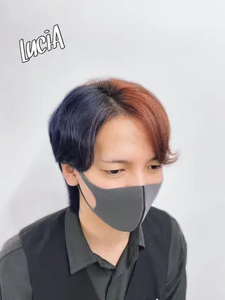 ロング カラー ヘアアレンジ エクステ LuciA\5900のヘアスタイル