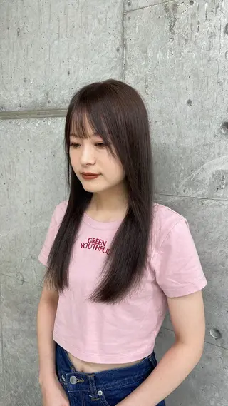 カラー 堀 愛希子のヘアスタイル