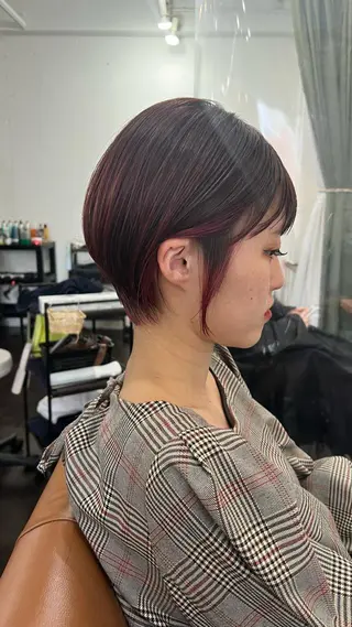 ショート 名駅/艶韓国風ヘア miyabiのヘアスタイル