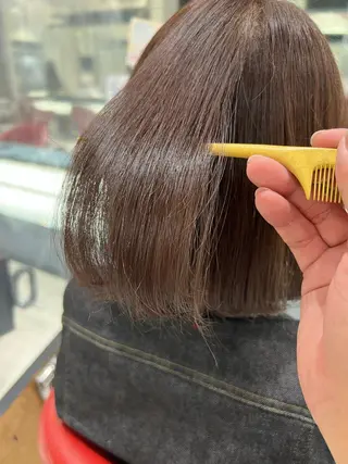 ミディアム カラー ✨髪質改善✨ 田西　基彦のヘアスタイル