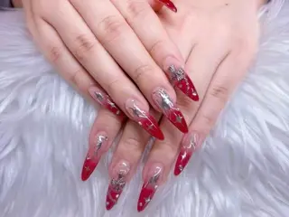 ネイル Hana Bloom Nail💜Akiのネイルデザイン